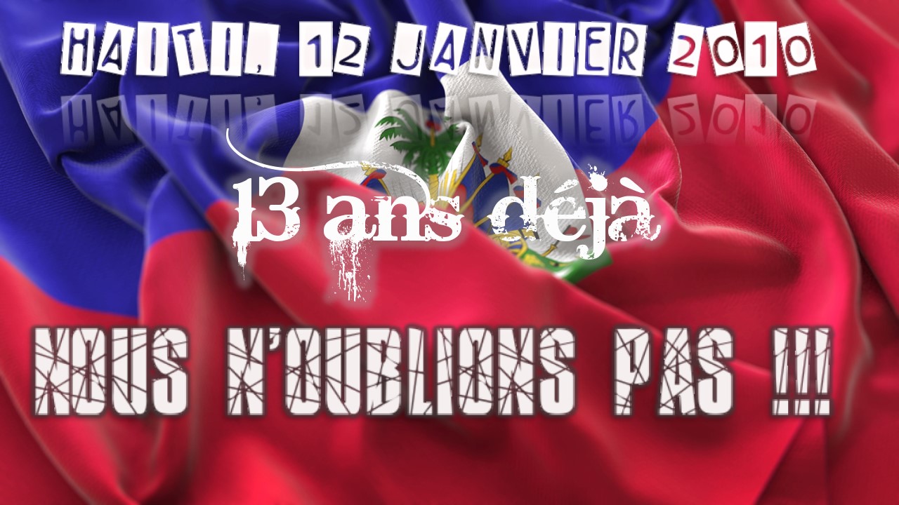 Hommage aux victimes du séisme du 12 janvier 2010